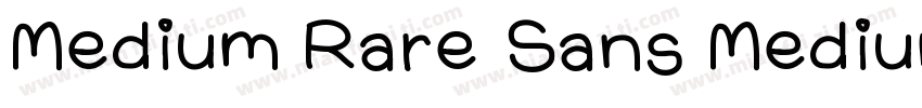 Medium Rare Sans Medium字体转换